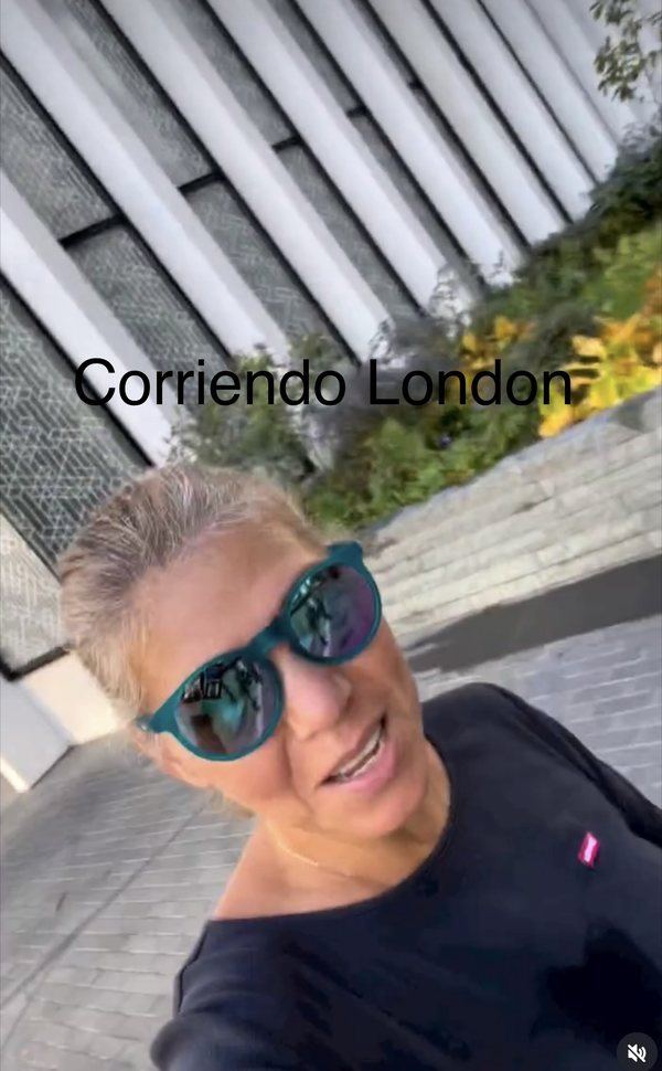 Dr. Karina Rieke running in London